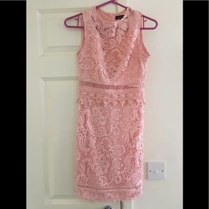 Light pink lace dress